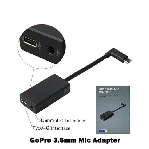 GoPro 3.5mm mic adapter