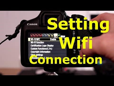 Canon EOS Rebel T7: NFC and Wi-Fi