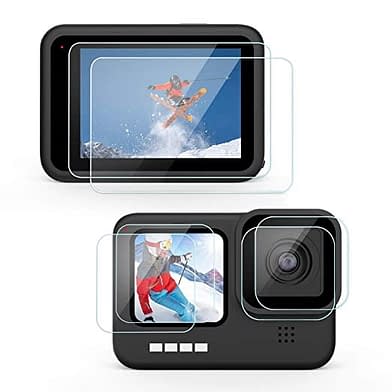 Kupton Tempered Glass Lens and Screen Protector go pro accessories