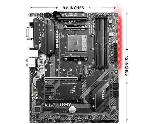 ATX sizes of motherboard