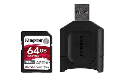 Kingston Canvas React Plus SDXC UHS-II camera memory card