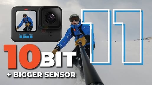 10 bit sensor of go pro hero 11