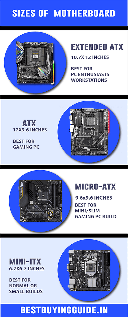 sizes of motherboard 