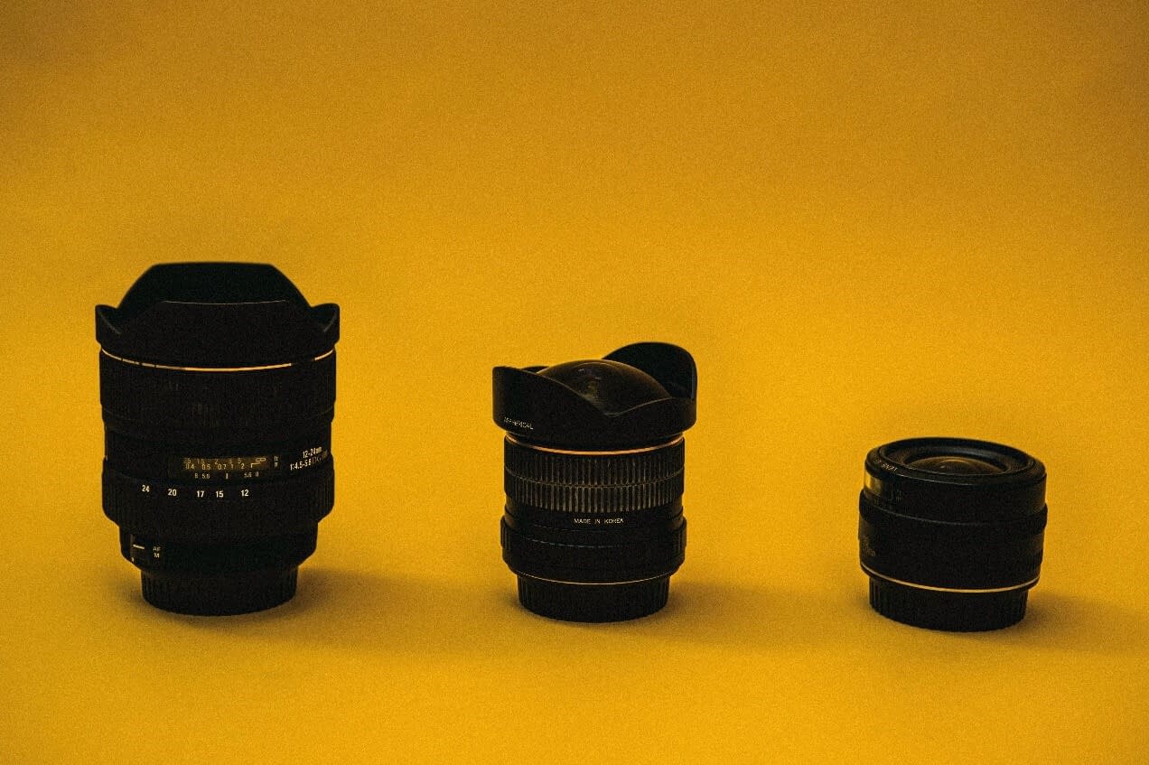 Types of lenses for camera