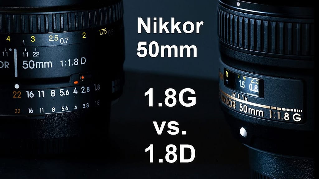 Comparing the Nikon 50mm f/1.8D with the 50mm f/1.8G
